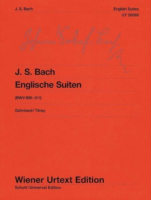 Bach: English Suites BWV 806-811 for Piano published by Wiener Urtext